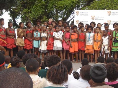 traditional dance group at Youth Day Celebrations